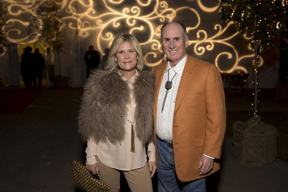 Kelli and Eddy Blanton at the Memorial Park Conservancy benefit February 2015