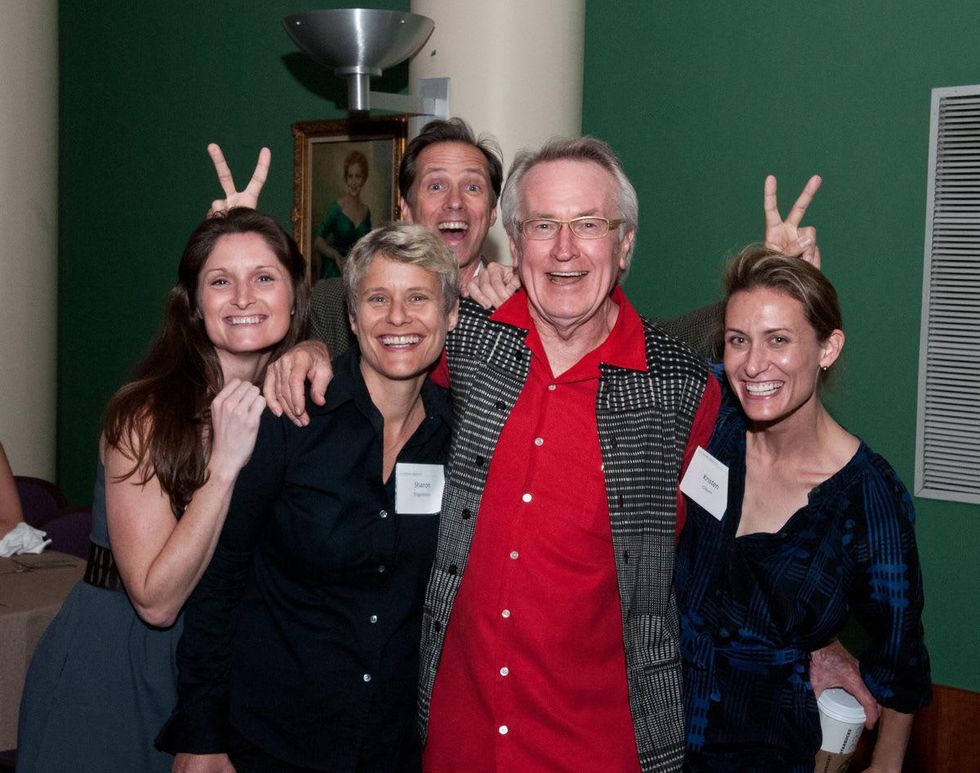 Kelli Vance, Sharon Engelstein, Jack Massing, Wayne Gilbert, Kristen Cliburn at UH School of Art "Cultivating Creativity" dinner