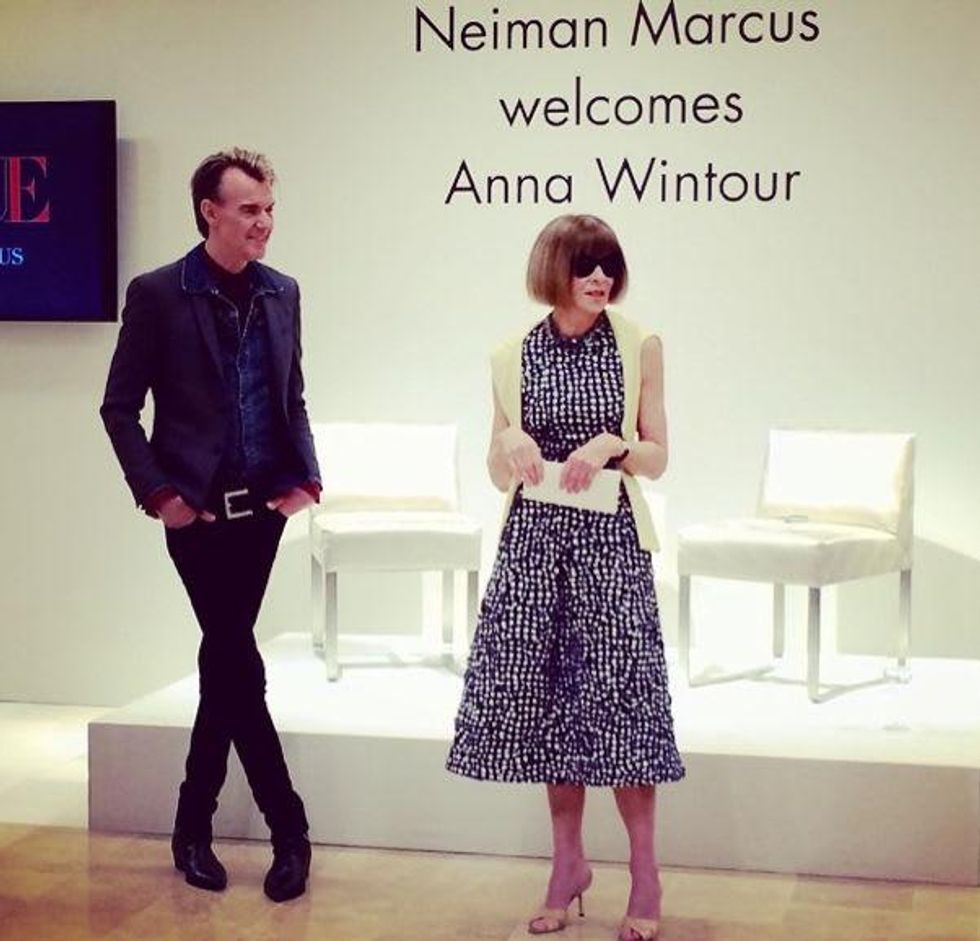 Ken Downing, Anna Wintour at Neiman Marcus Austin event