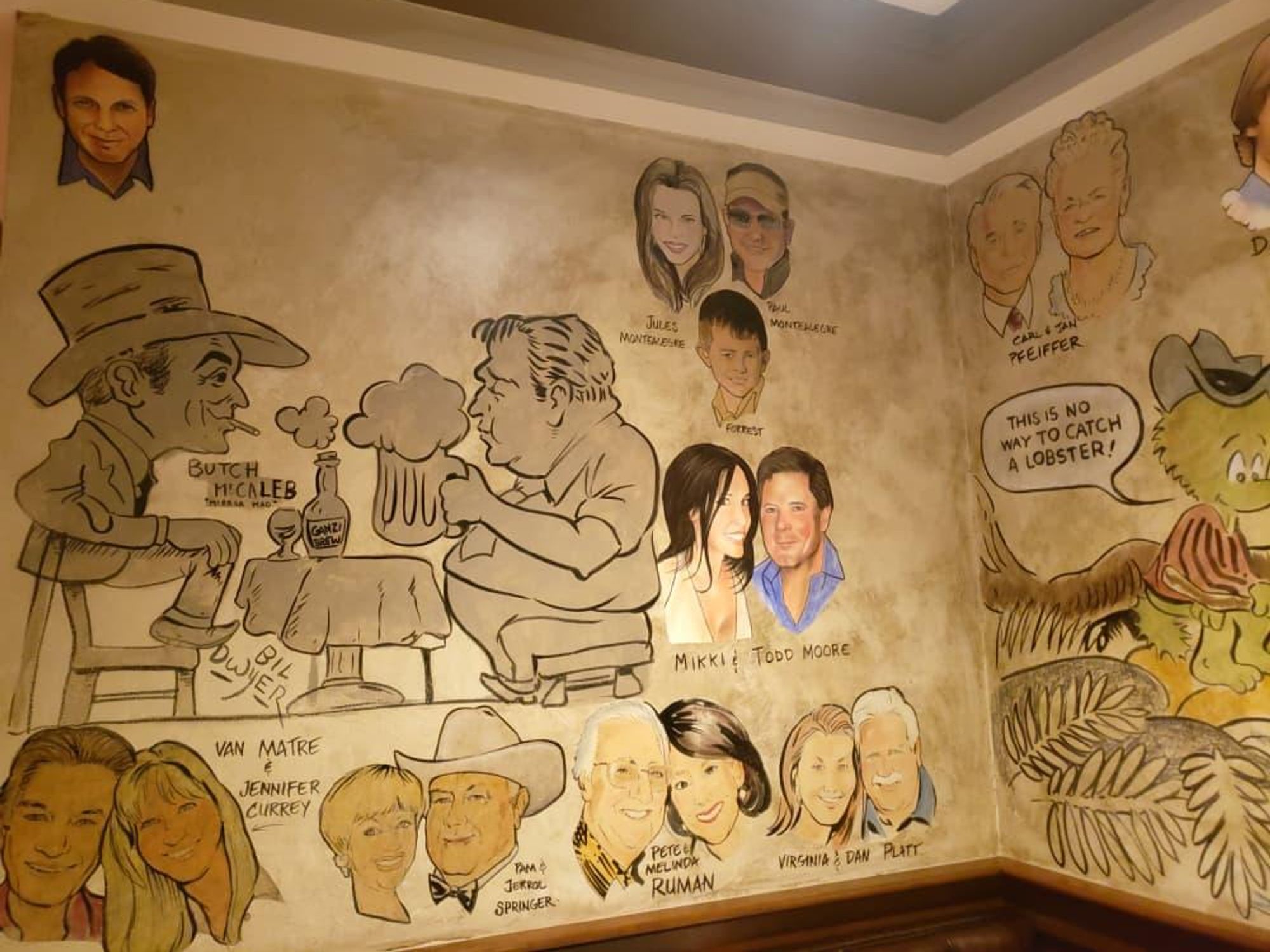 Ken Hoffman portrait The Palm Palm restaurant Houston