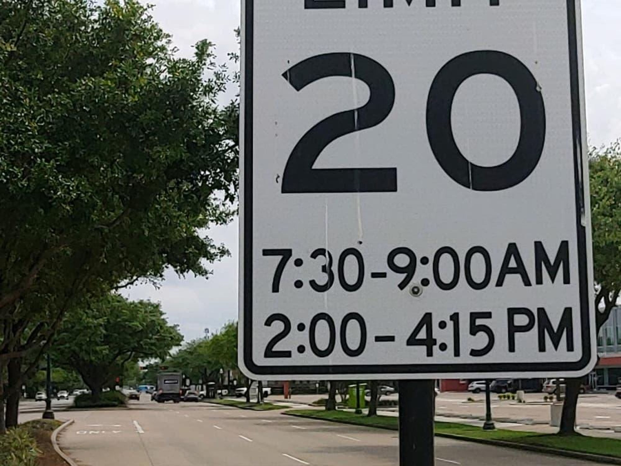 Ken Hoffman Southside Place speed sign