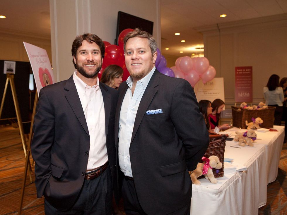 Kenady Davis, left, and Mike Vilece at Bo's Place luncheon February 2014
