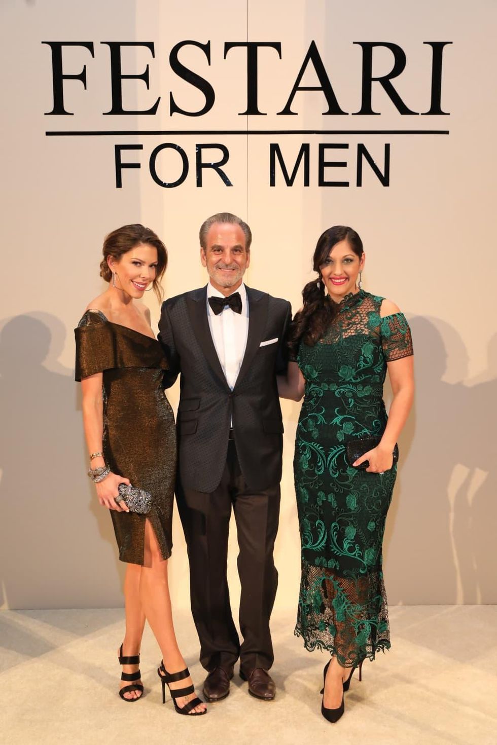 Kendra Smith, Rudy Festari, Sippi Khurana at Festari Gala