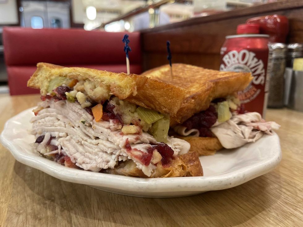 Kenny & Ziggy's thanksgiving sandwich