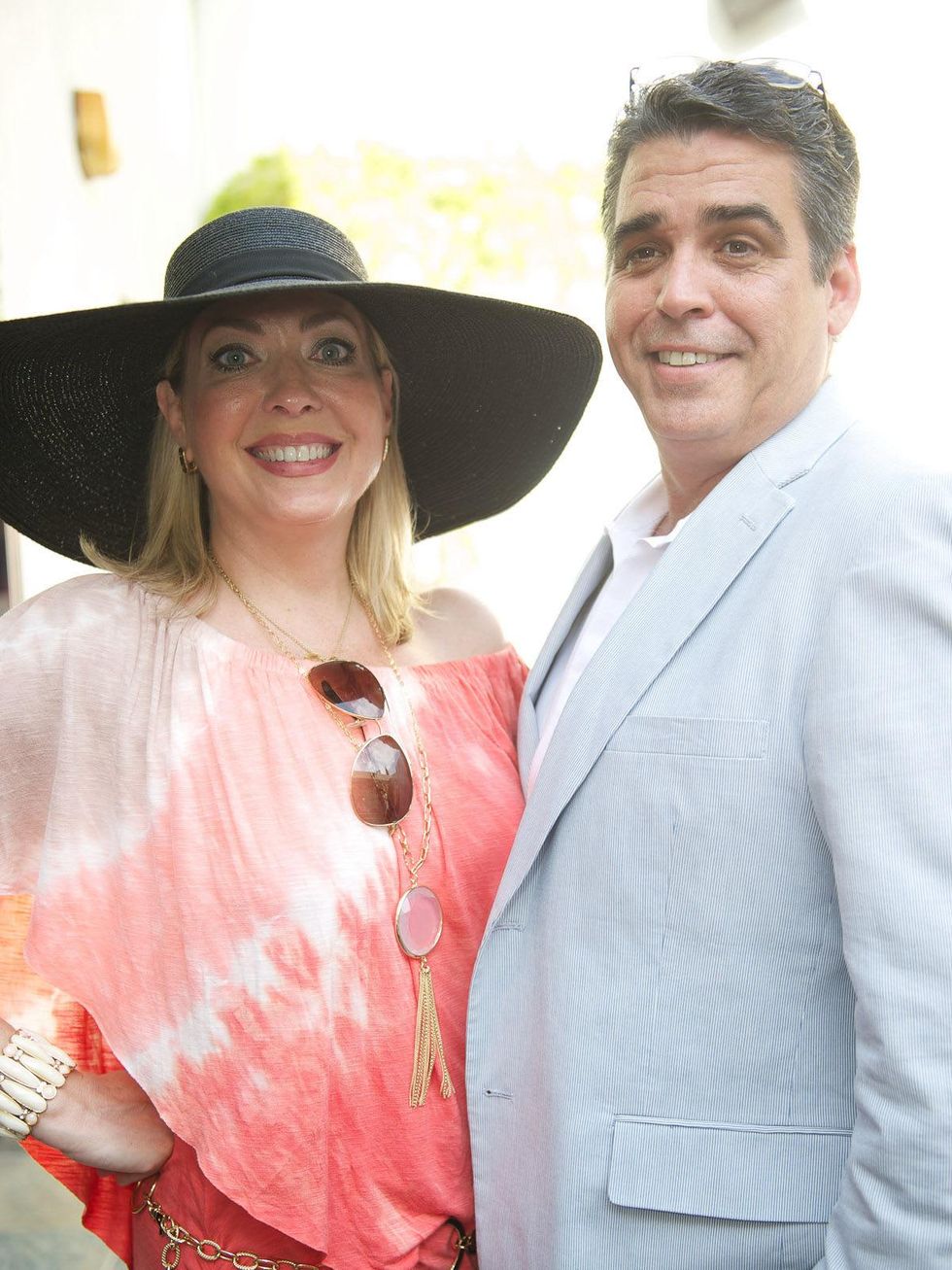 Kentucky Derby party at Mo's May 2013 Lili Paxson, Enrique Salinas