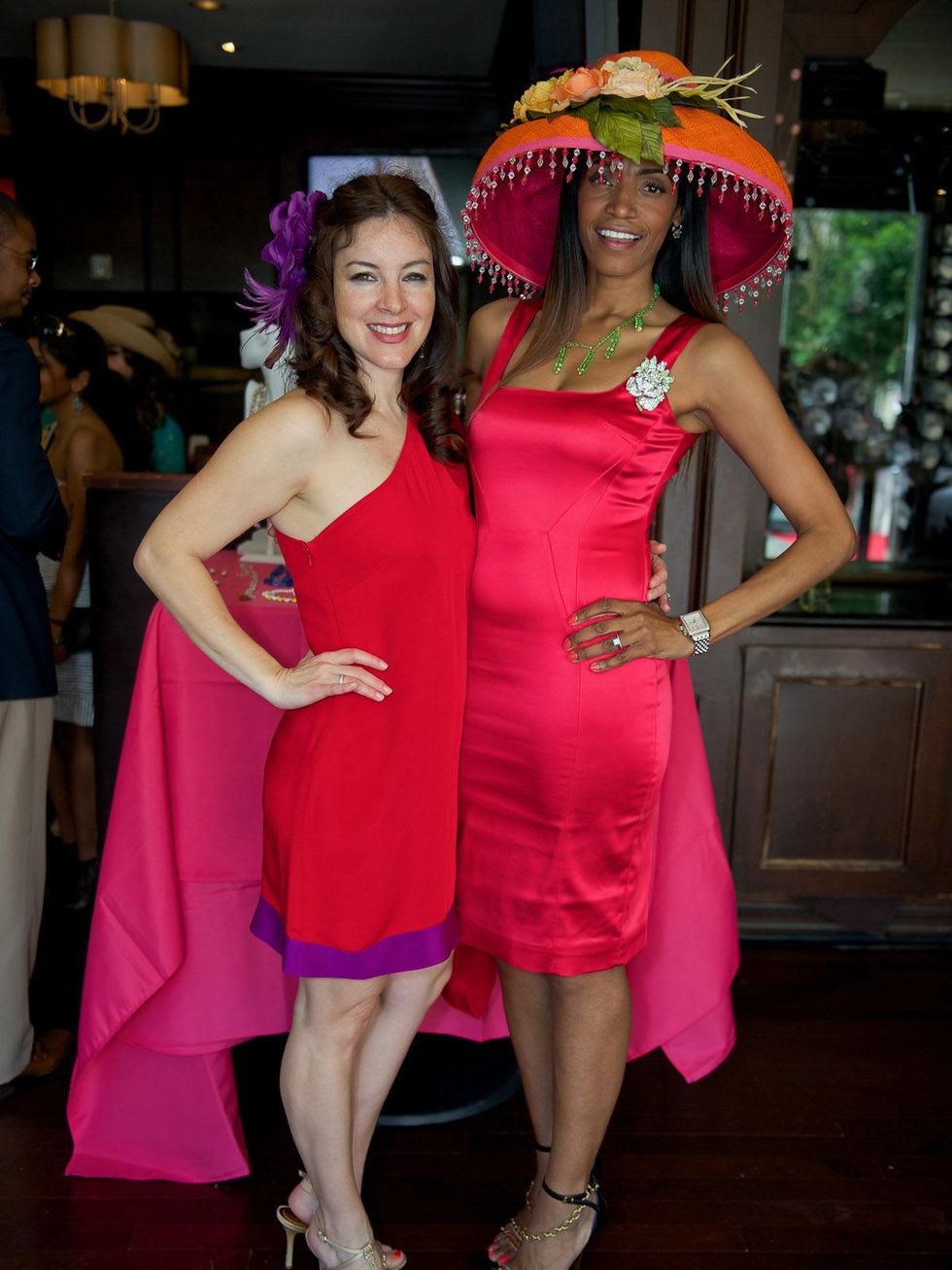 Kentucky Derby party at Mo's May 2013 Vika Nemeth, Nyanza Moore