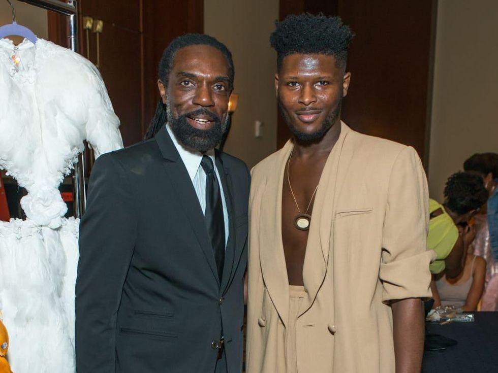 Kevan Hall and Houston designer Joubaier Joubert