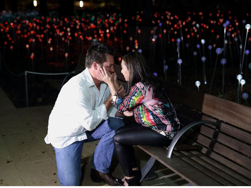 Kevin Bryant and Lily Jang proposal engagement December 2014