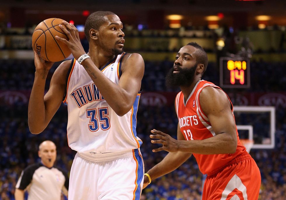 Kevin Durant James Harden