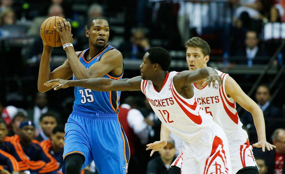 Kevin Durant Rockets keep away