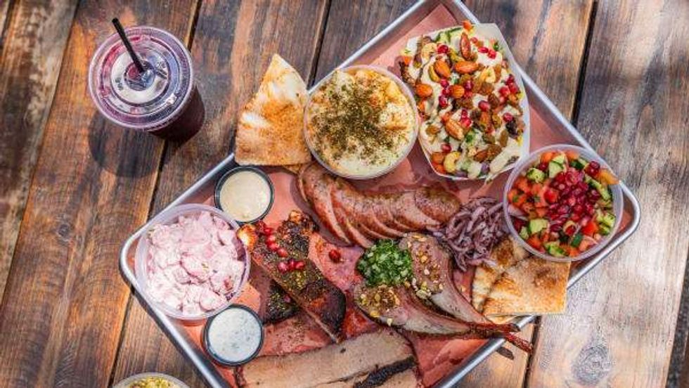 KG BBQ spread