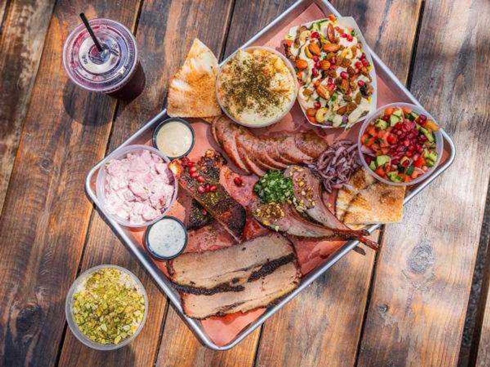 KG BBQ spread