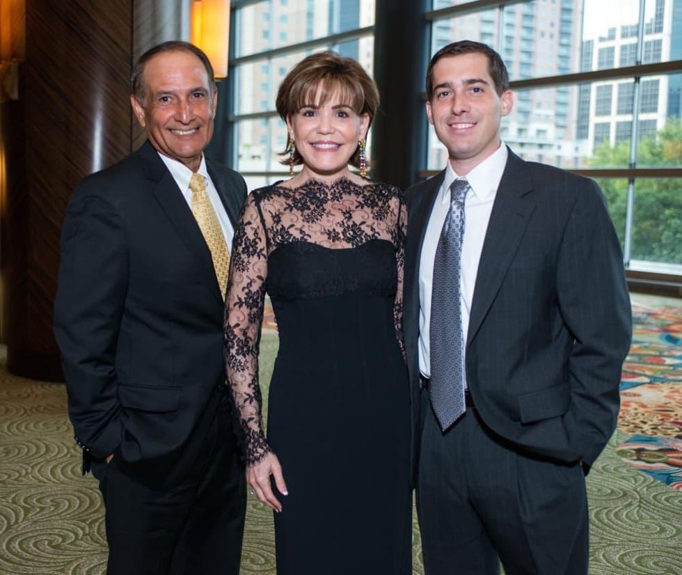 Kickstart gala 5/16, Glenn Reyes, Hallie Vanderhider, Michael Vanderhider.