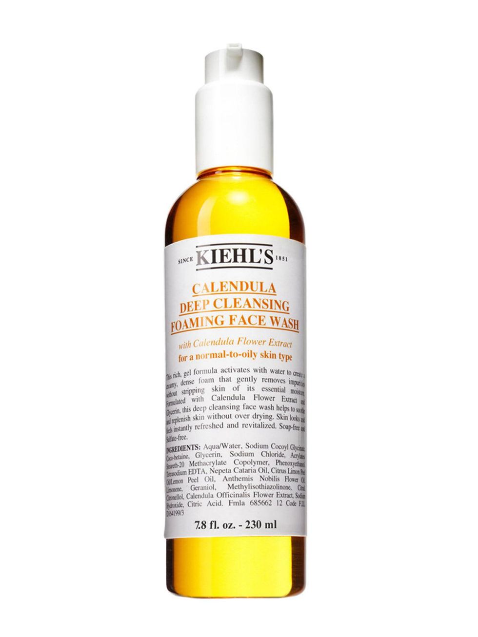Kiehl's Calendula foaming facial wash