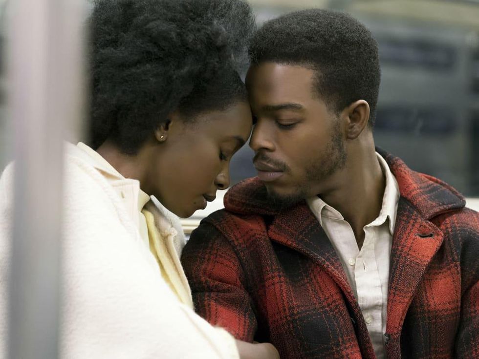 Kiki Layne and Stephan James in If Beale Street Could Talk