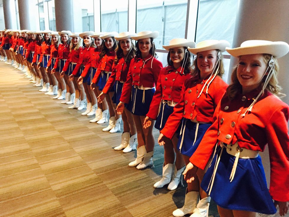 Kilgore Rangerettes at the Texas Medal for the Arts ceremony