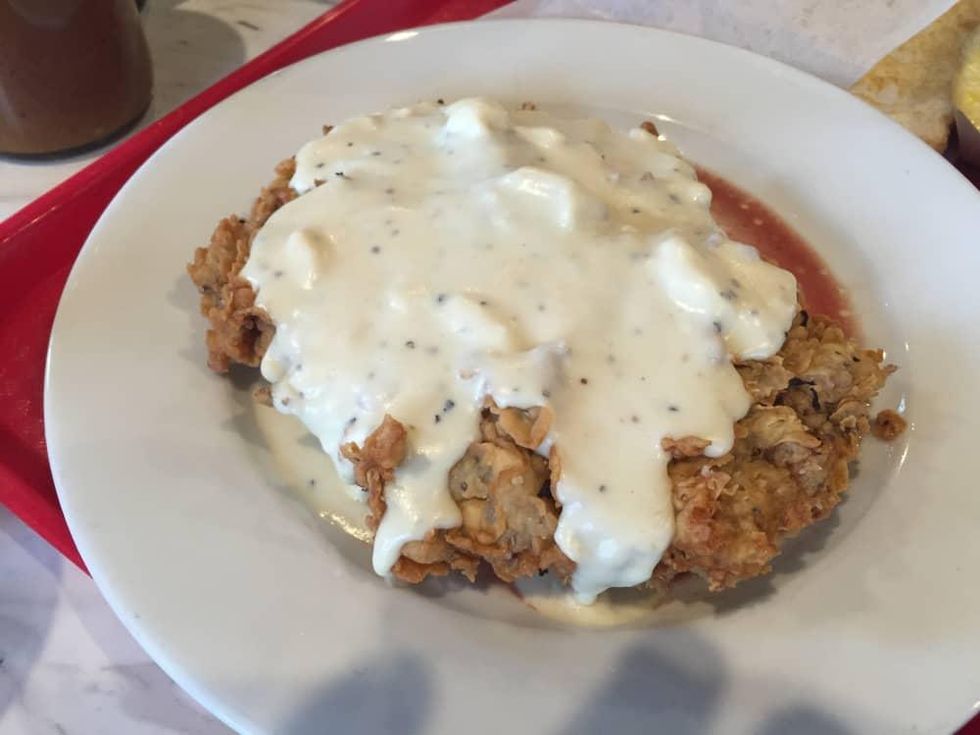 Killen's barbecue chicken fried steak