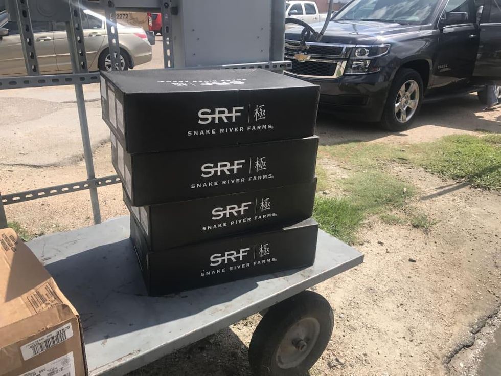 Killen's Barbecue Snake River Farms brisket boxes