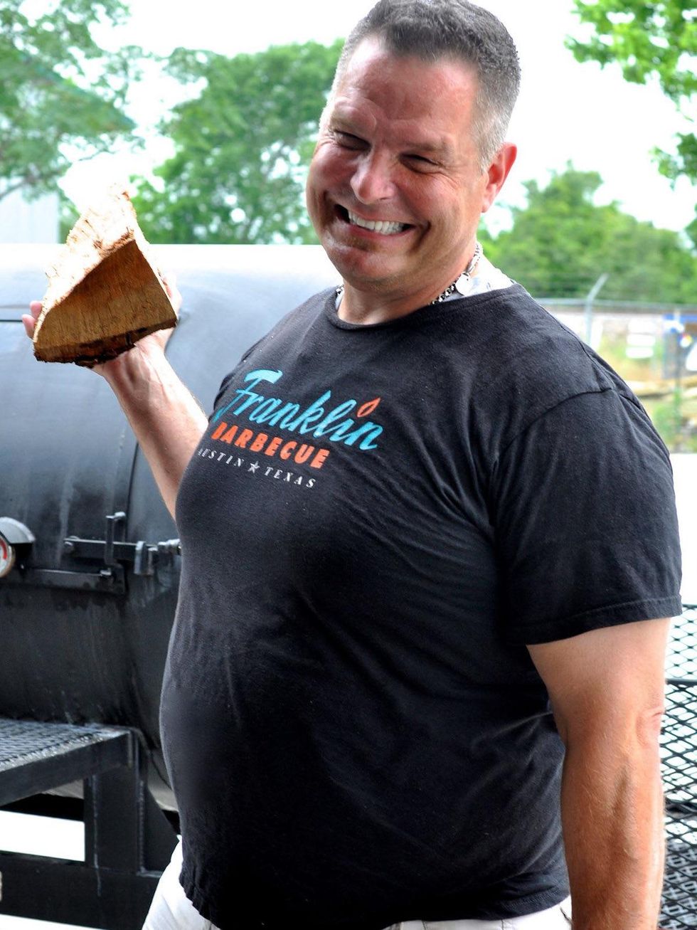 Killen's BBQ barbecue Ronnie Killen at barbecue pit June 2013