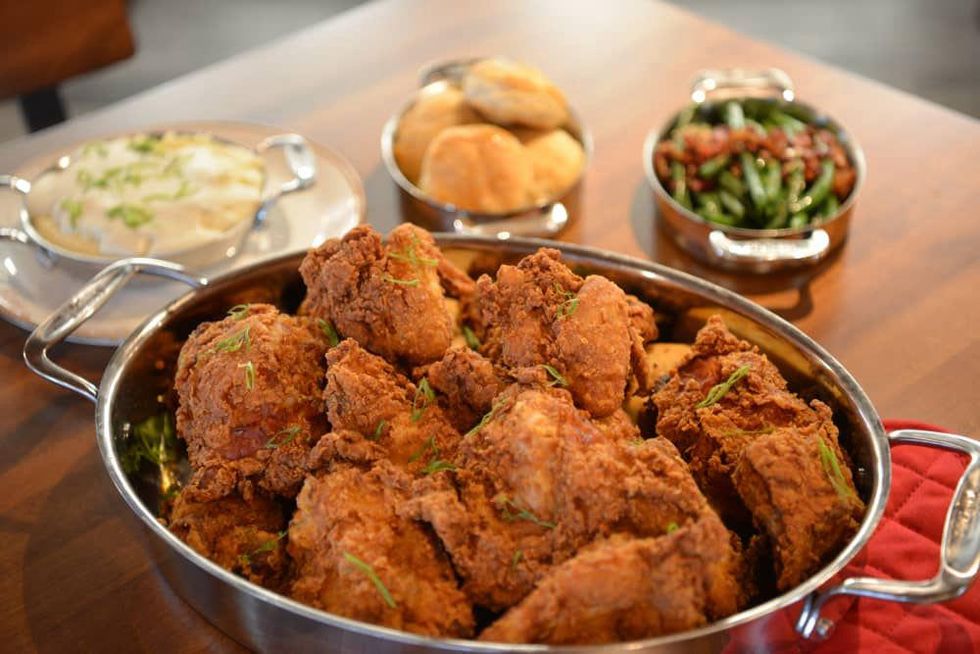 Killen's restaurant fried chicken plate