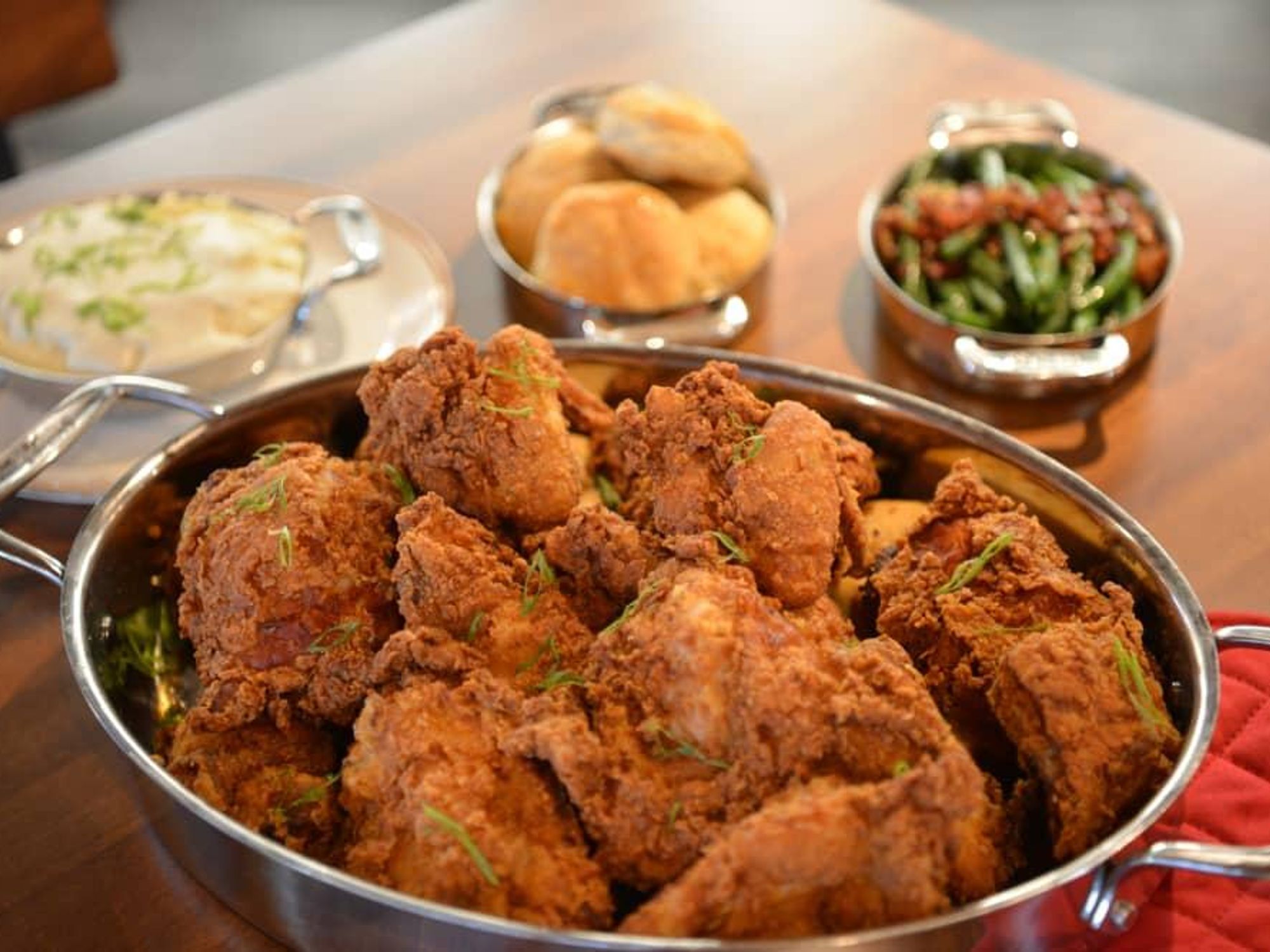 Killen's restaurant fried chicken plate