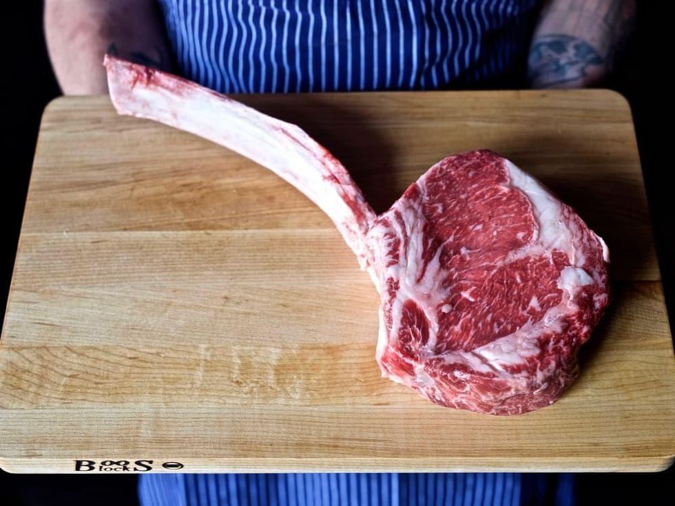 Killen's steakhouse longbone ribeye