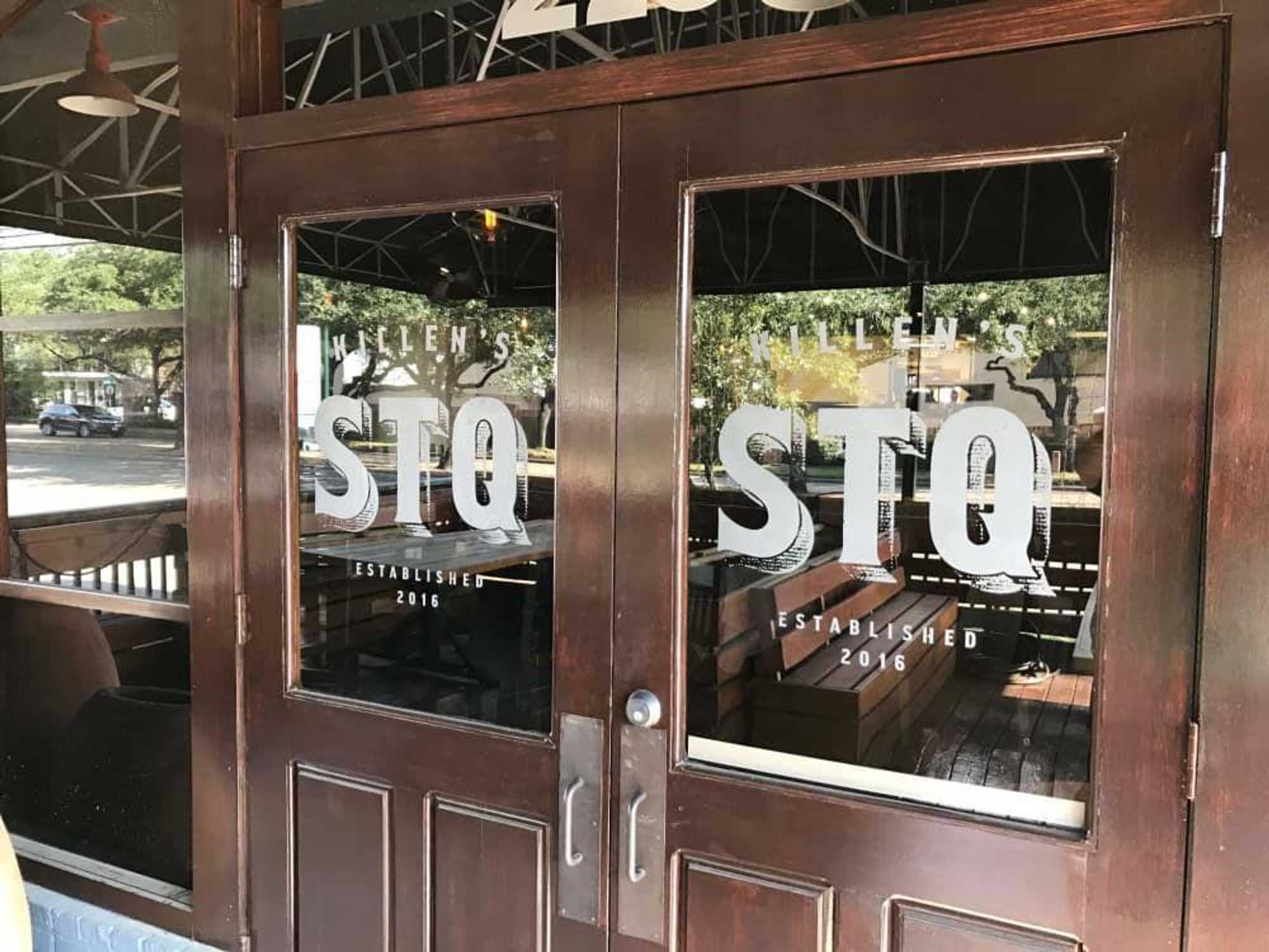 Killen's STQ exterior sign