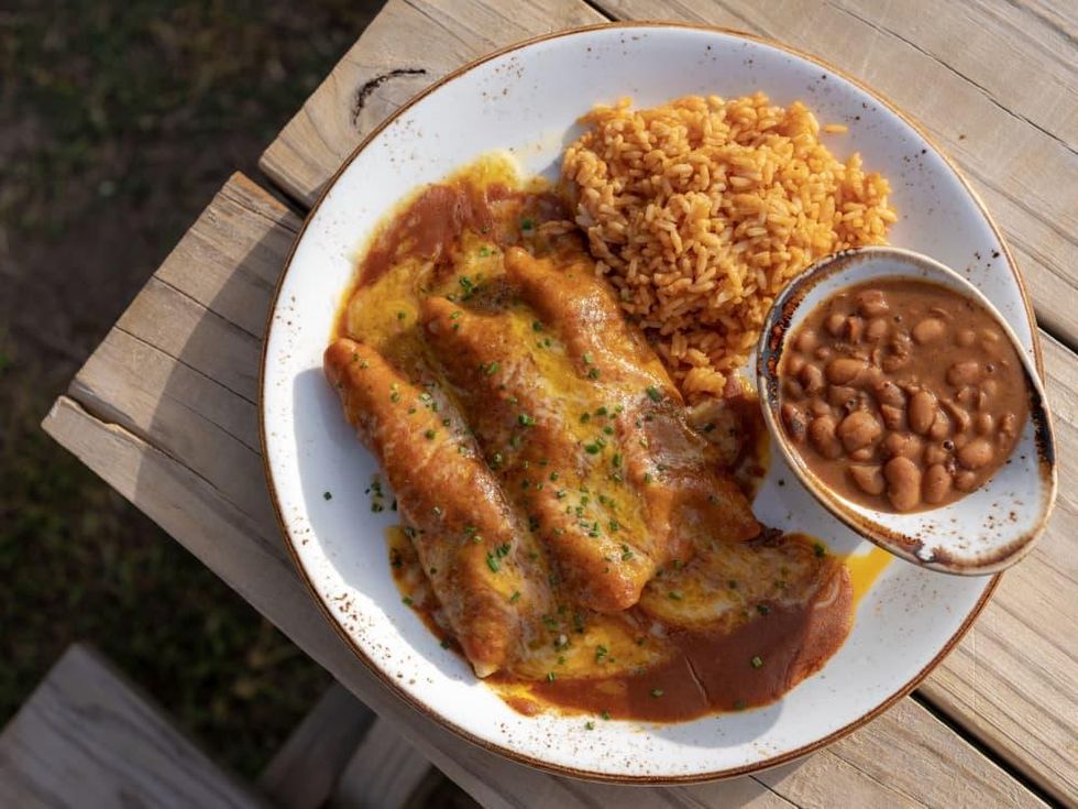 Killen's TMX beef enchiladas
