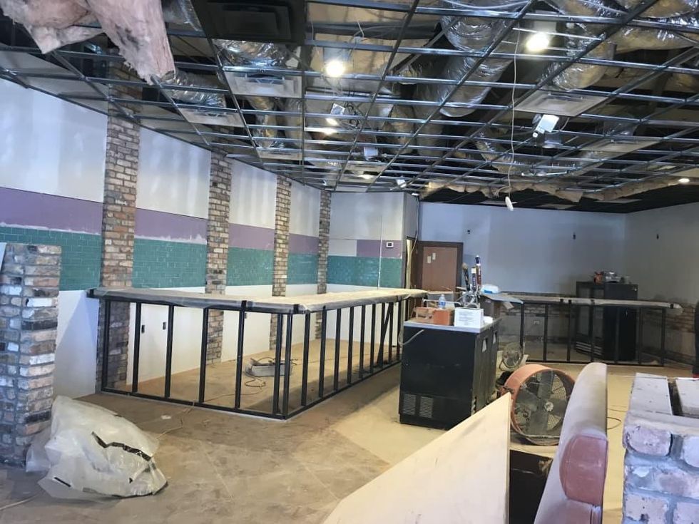 Killen's TMX construction interior