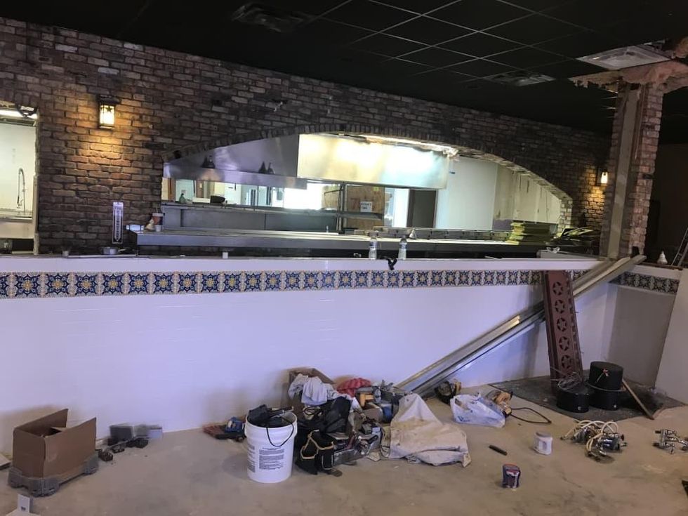 Killen's TMX construction interior