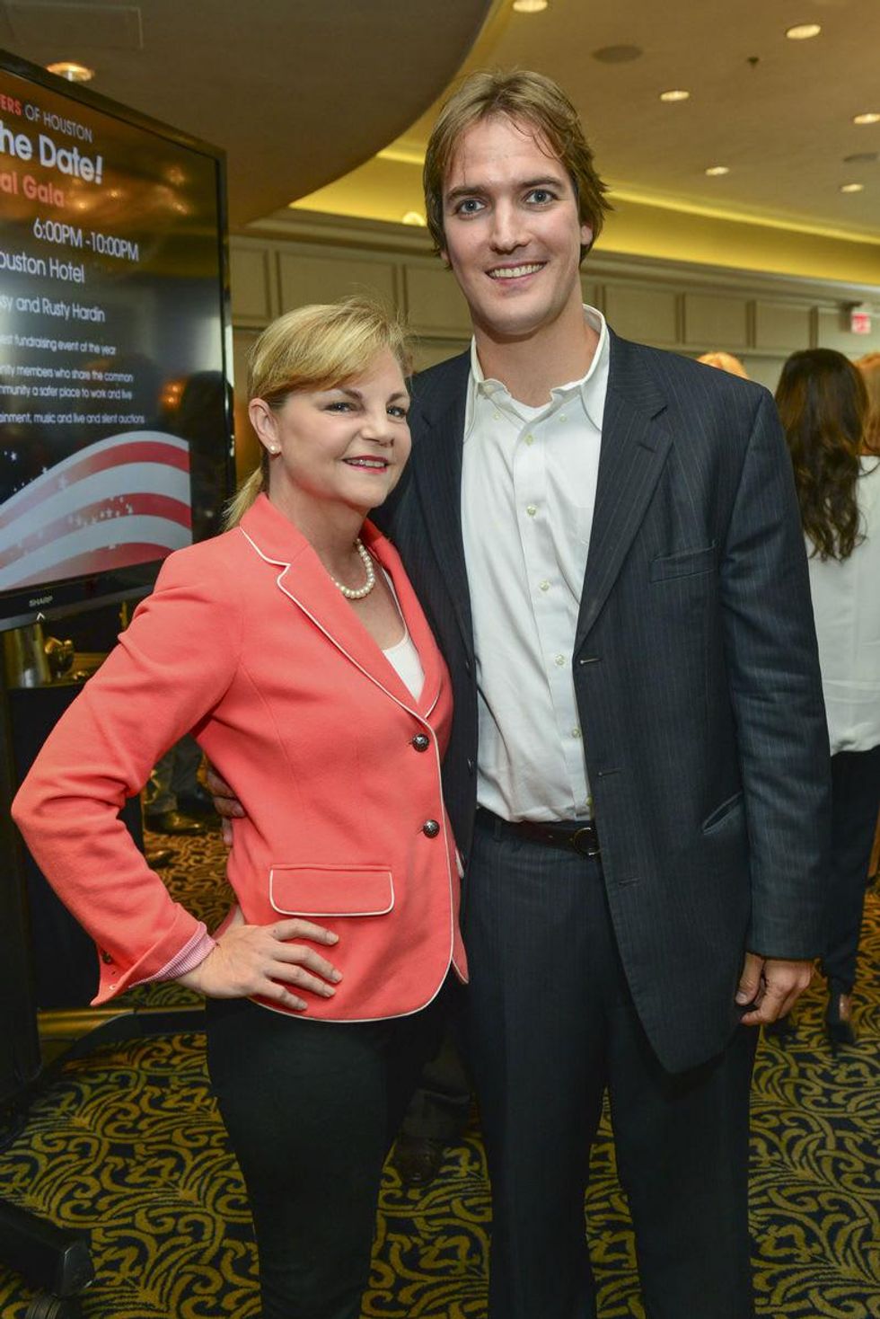 Kim Padgett and Reed Looper at the Crime Stoppers luncheon May 2014