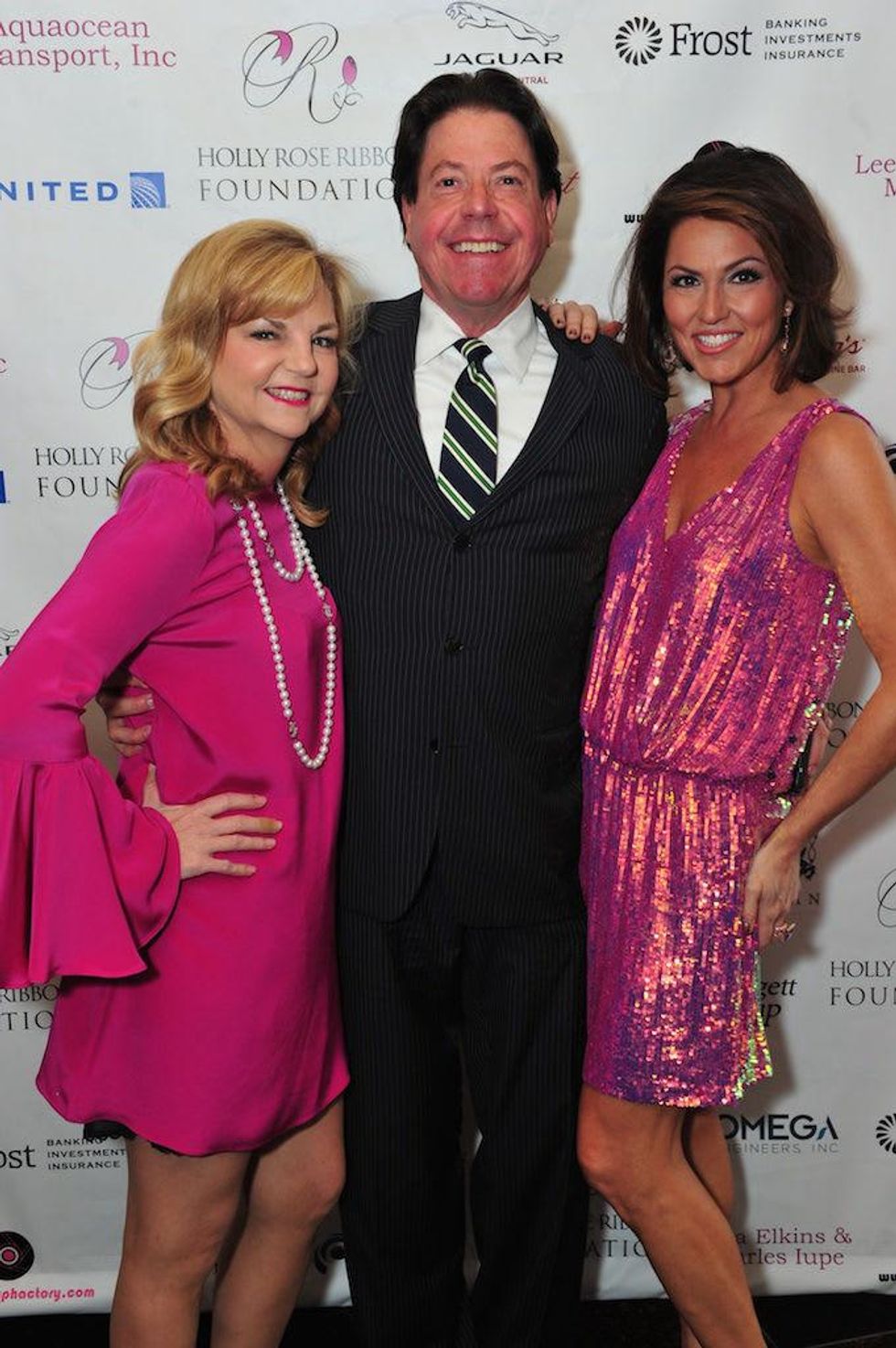 Kim Padgett, from left, John Evatz and Jessica Rossman at the Holly Rose Ribbon Foundation Day dinner September 2014