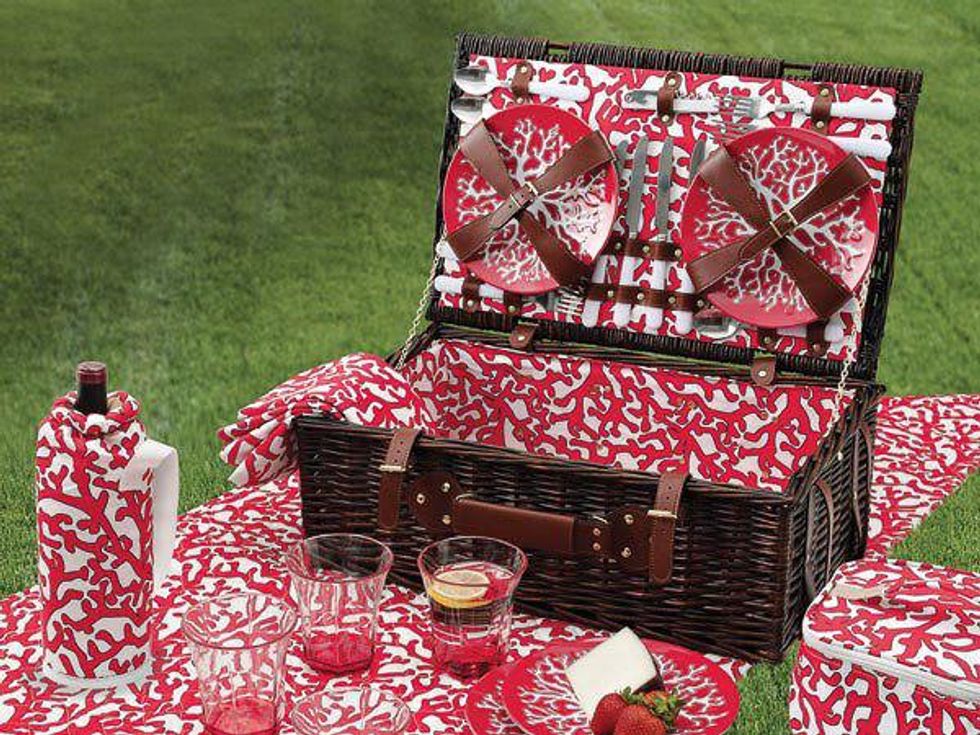 Kim Seybert picnic basket