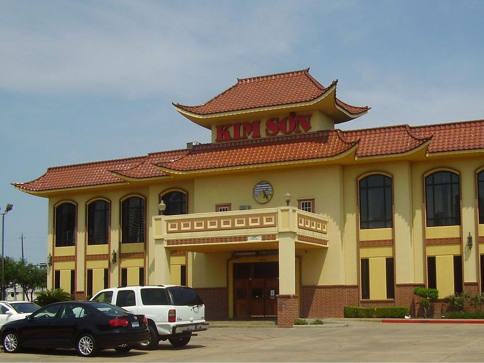 Kim Son restaurant Houston exterior day
