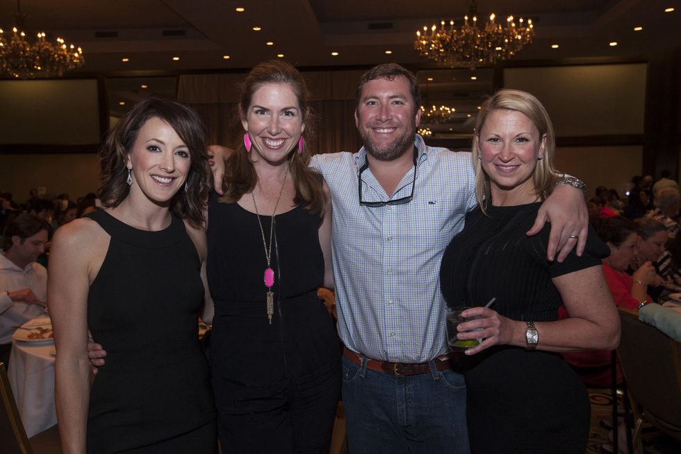 Kim Syma, from left, Mary Kathryn Aston, Brian Aston and Julie Douglas at the Eye Care for Kids benefit May 2014
