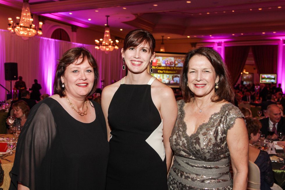 Kim Weill, from left, Megan Weill and Dr. Patricia Brock Howard at the Medical Bridges Gala September 2014