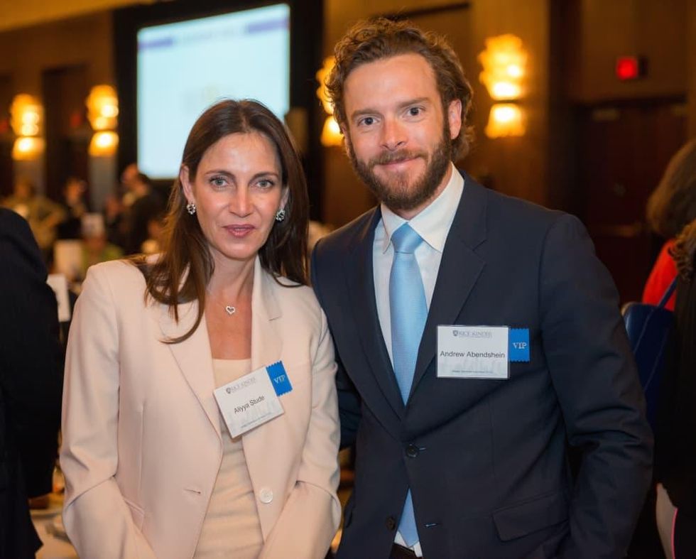 Kinder Institute Luncheon 5/16 Aliyya Stude, Andrew Abendshein