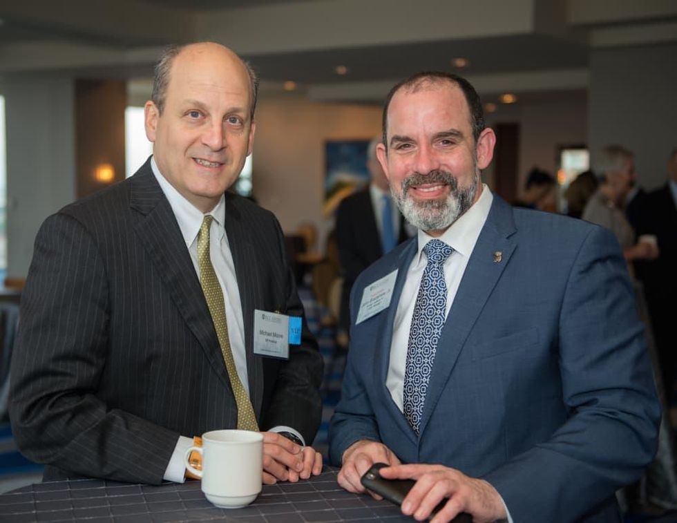 Kinder Institute Luncheon 5/16 MichaelMoore, John Bradshaw