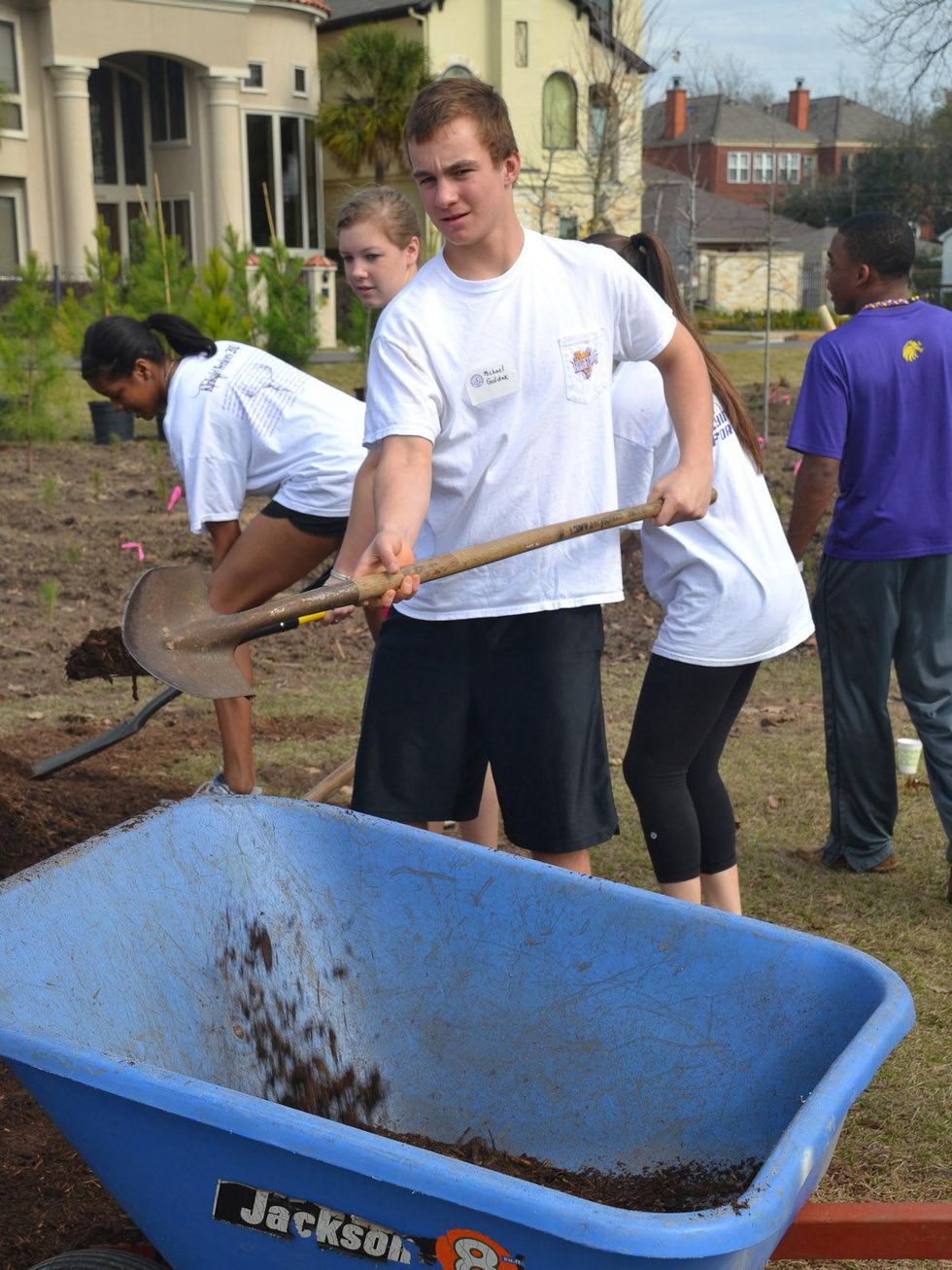 Kinkaid Branches Out, January 2013, gardening