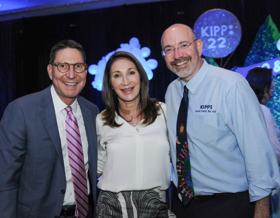 KIPP Houston dinner 4/16, Scott McClelland, Soraya McClelland, Mike Feinberg