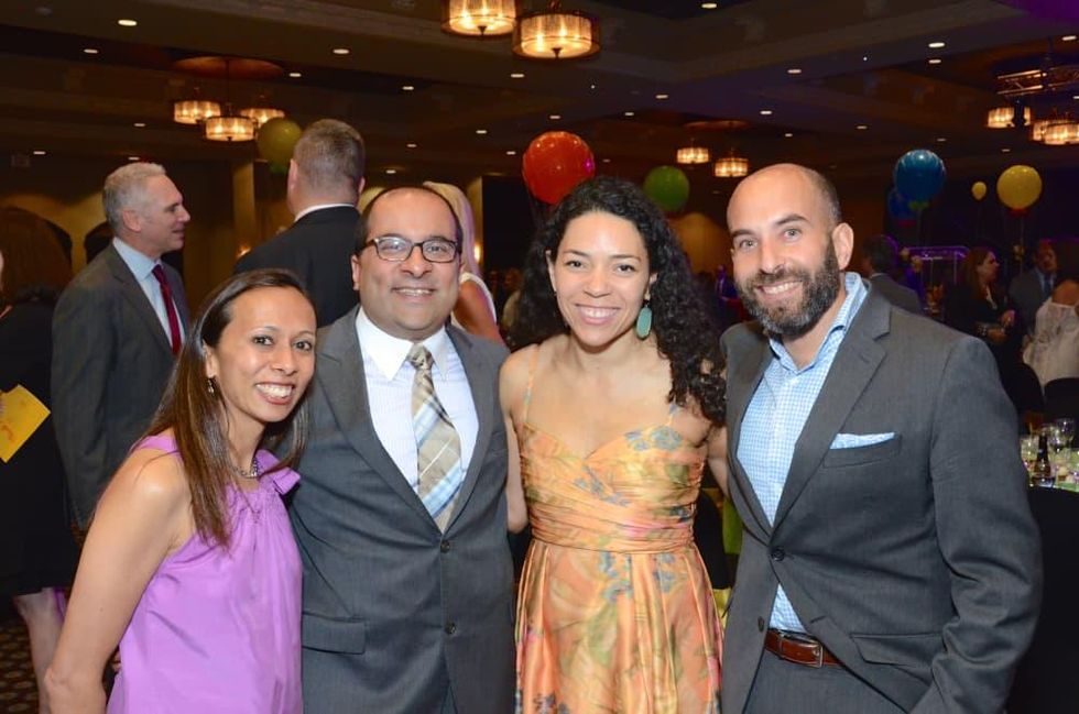 KIPP Houston dinner 4/16,Sehba Ali, Shehz Ali, Erica Dibella, MarkDiBella