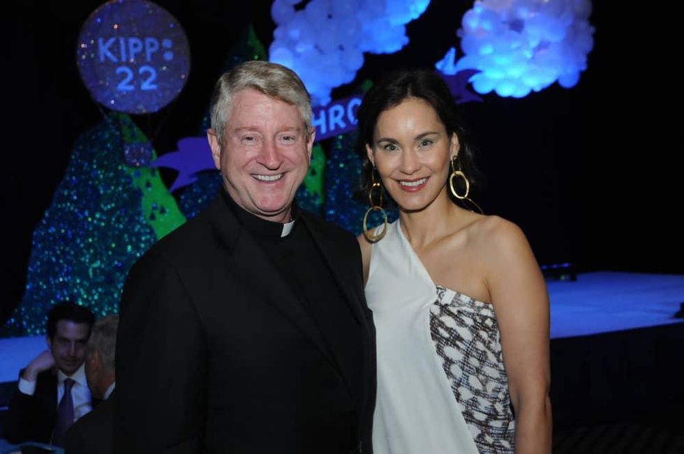 KIPP Houston dinner 4/16, The Rev. Daniel Lahart, Laura Arnold