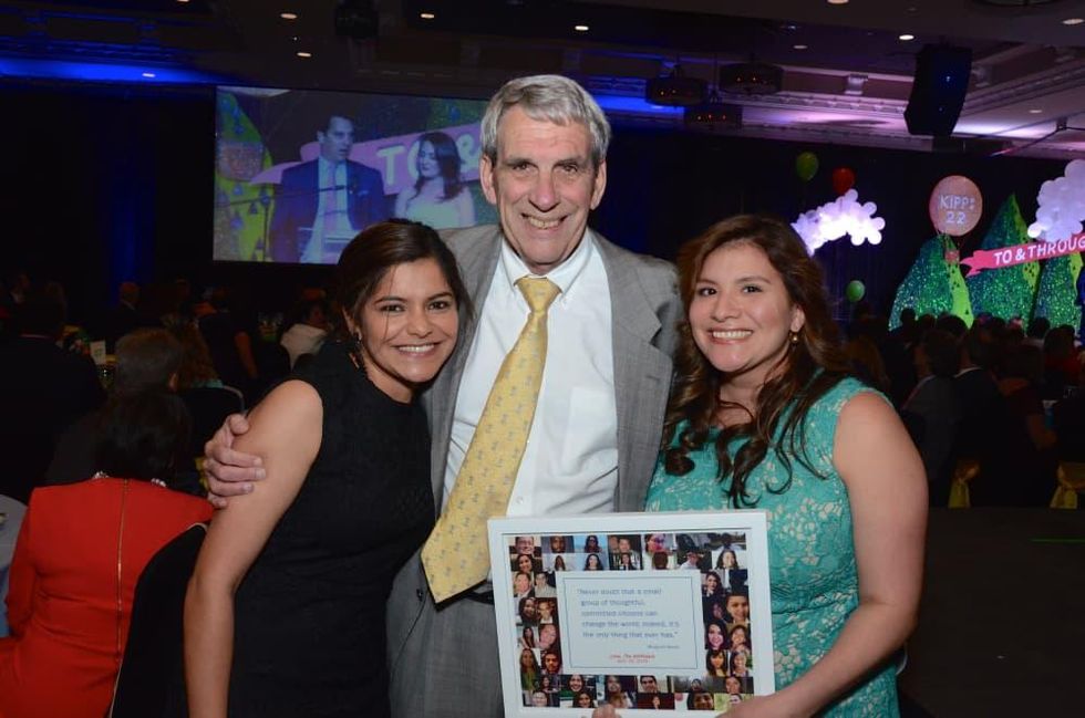 KIPP Houston dinner 4/16, Vanessa Ramirez, Ned Becker, Lupita Talley