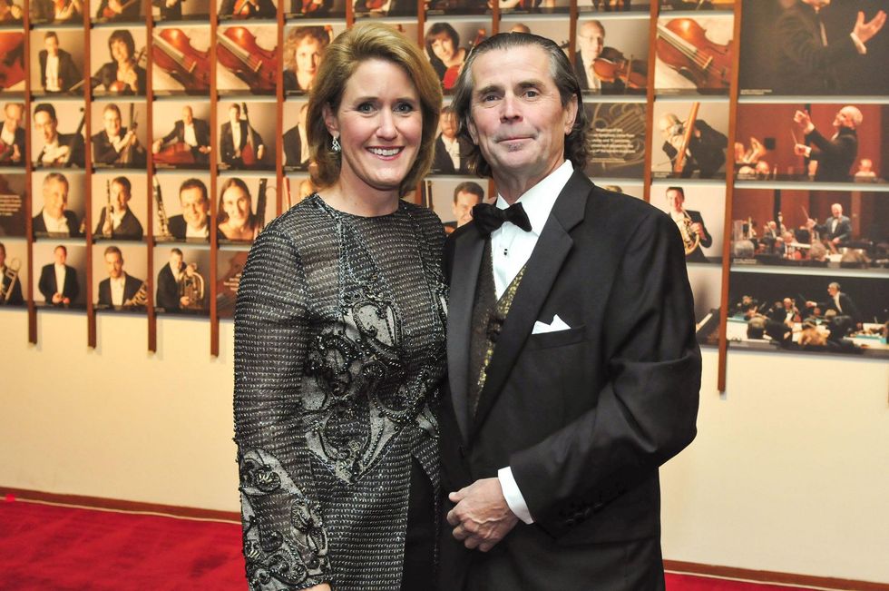 Kirby and Scott McCool at the Houston Symphony Wine Dinner March 2014