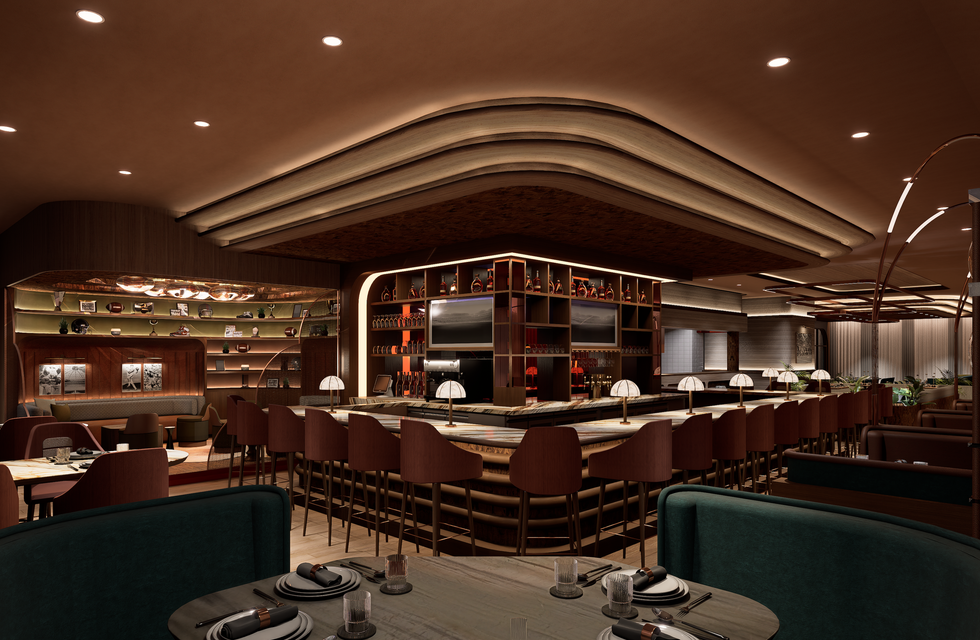 Kirkwood Restaurant Energy Corridor Bar rendering