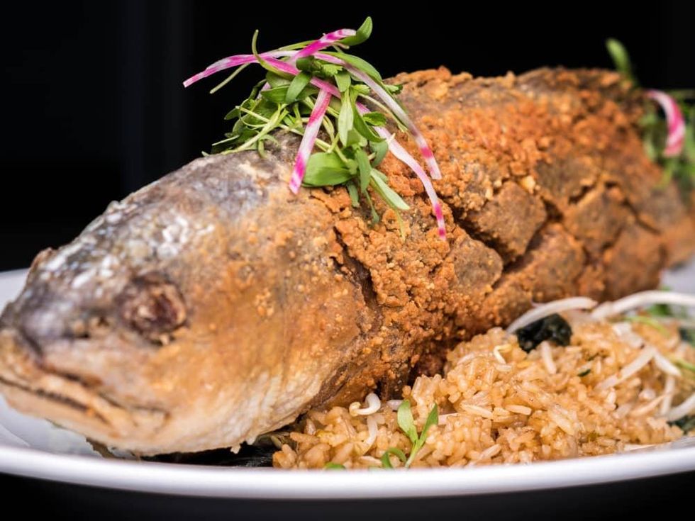 Kitchen 713 whole fried fish