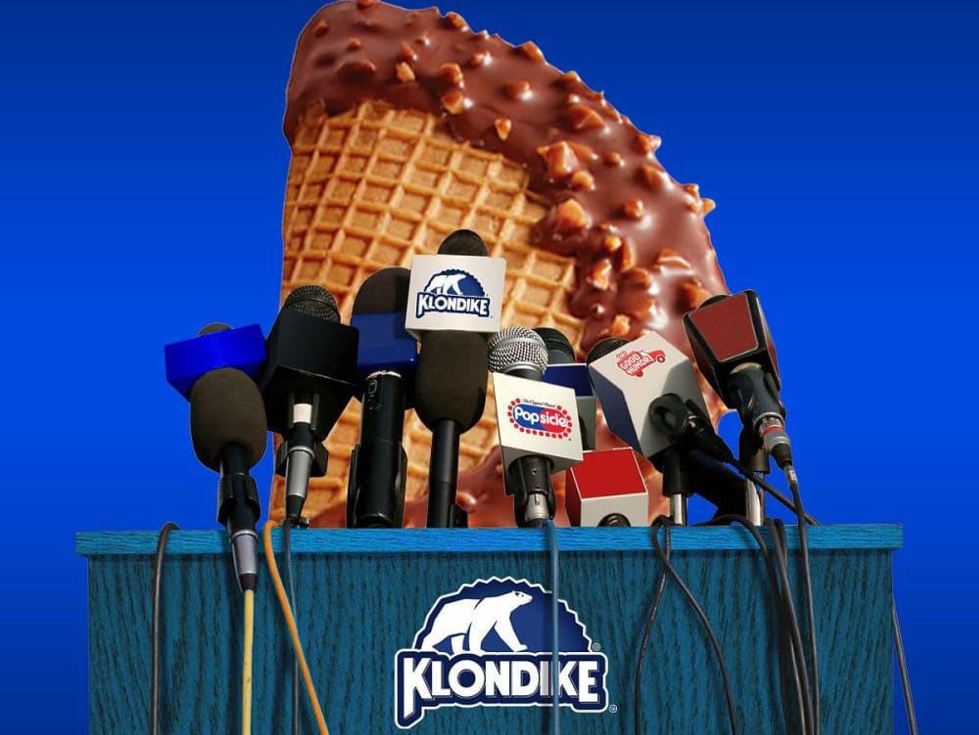 Klondike Choco Taco press conference