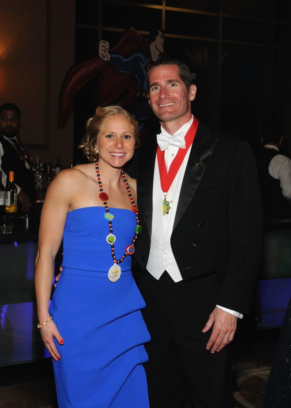 Knights of Momus Ball, Feb. 2016, Kara Mullins, John Paul Listowski