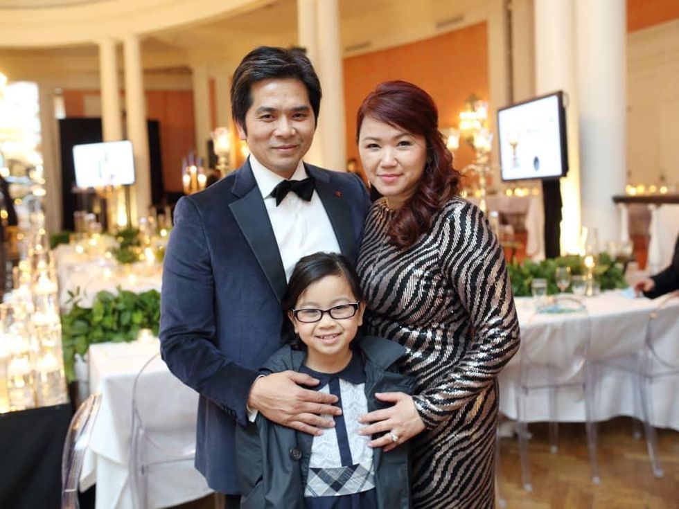 Know Autism Gala, Feb. 2016, Wayne Nguyen, Tammy Tan Nguyen, Julia Nguyen