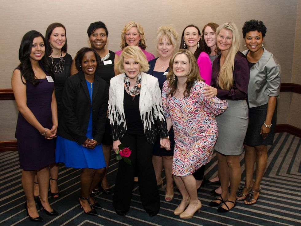 Komen Houston team with Joan Susan G. Komen Houston luncheon with Joan Rivers June 2014